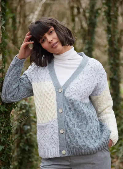 Supersoft Patchwork Cardigan